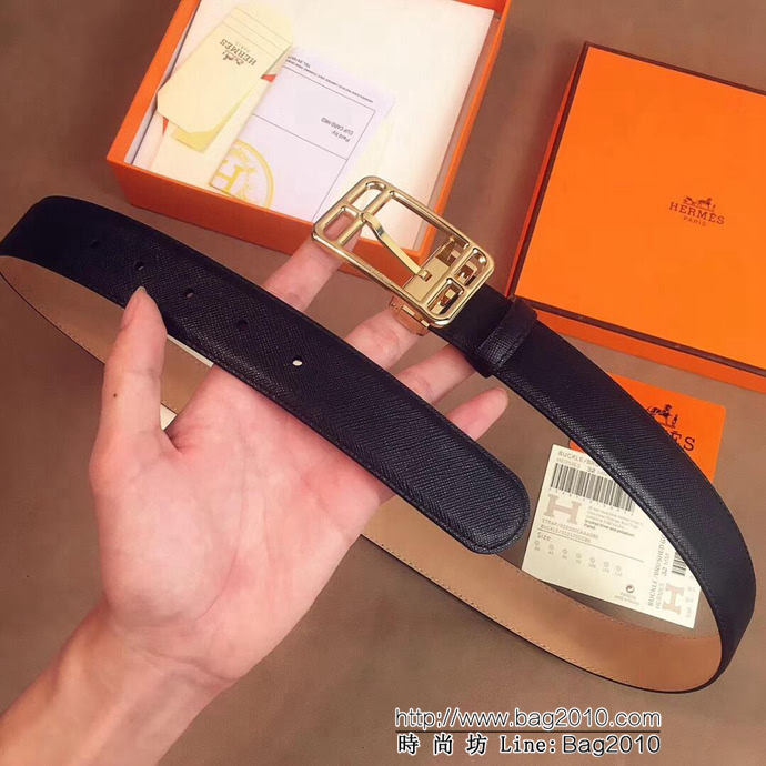 HERMES愛馬仕 2018秋冬系列 正品開模 Italy專櫃在售正品 原版皮男款皮帶  xfp1032